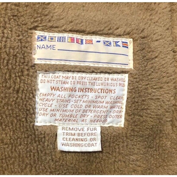 Mighty Mac Vintage Mens Size 38 Out O’ Gloucester Coat Tan Khaki Jacket - Picture 8 of 9